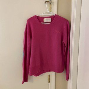 Kerri Rosenthal Cashmere Patchwork Pullover Sweater